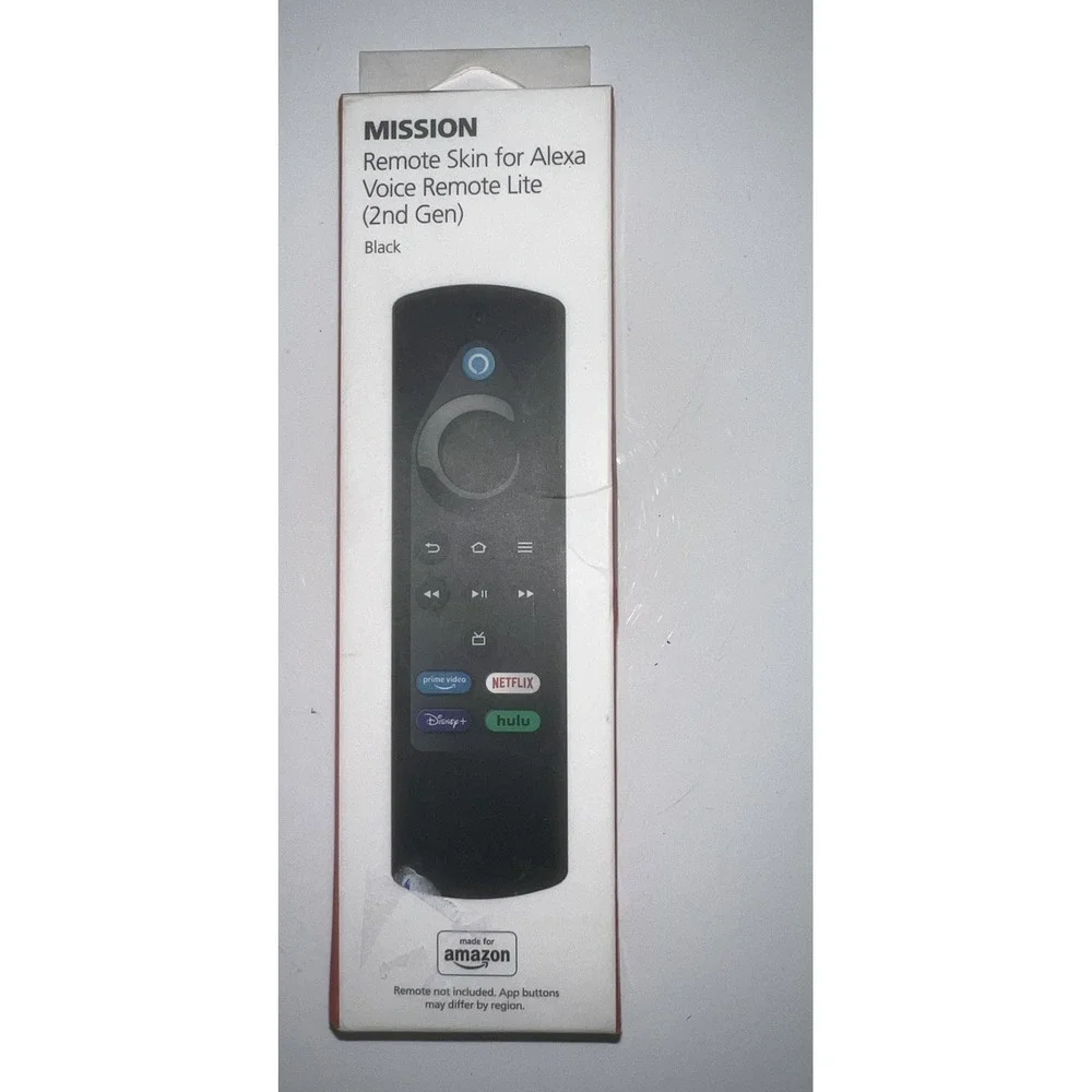 (b32/1)Amazon Remote Cover Case, for Alexa Voice Remote  (2nd Generation) Black